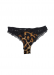 Brazil Leopard Laced Brief, Bow